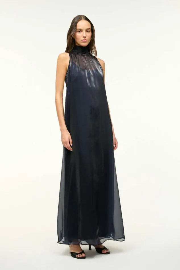 STAUD The Evening Edit ALBEE DRESS Midnight Black 8211 Women