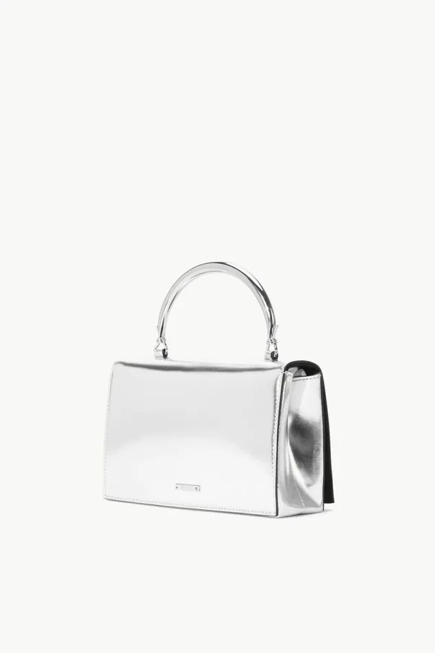 STAUD The Evening Edit ARC EVENING BAG Chrome 8211 Women STAUD The Evening Edit ARC EVENING BAG Chrome 8211 Women