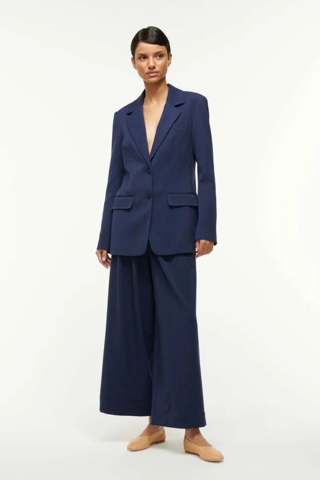 STAUD The Evening Edit CITY BLAZER Navy 8211 Women STAUD The Evening Edit CITY BLAZER Navy 8211 Women
