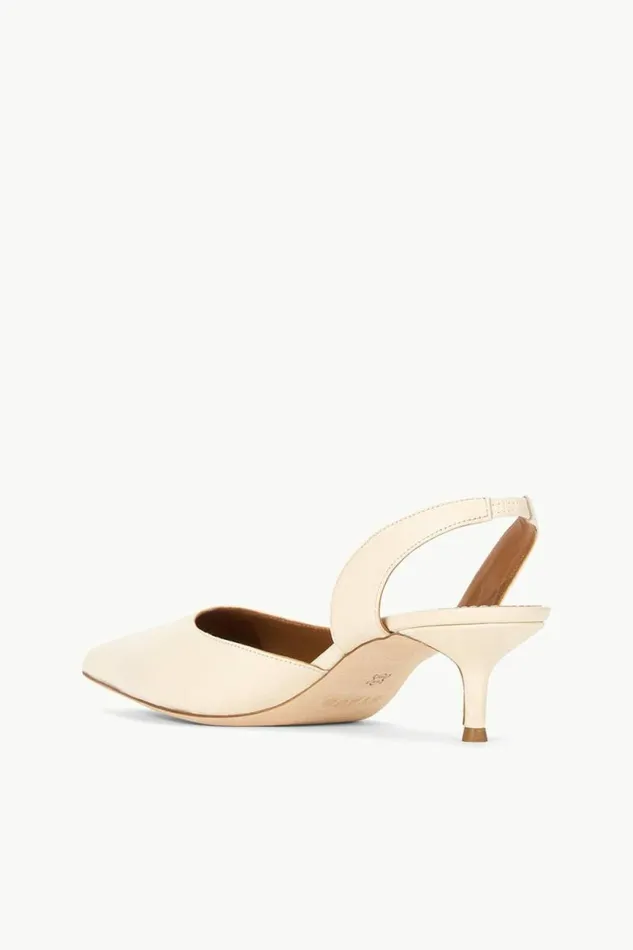 STAUD The Evening Edit SEBASTIAN SLINGBACK Cream 8211 Women STAUD The Evening Edit SEBASTIAN SLINGBACK Cream 8211 Women