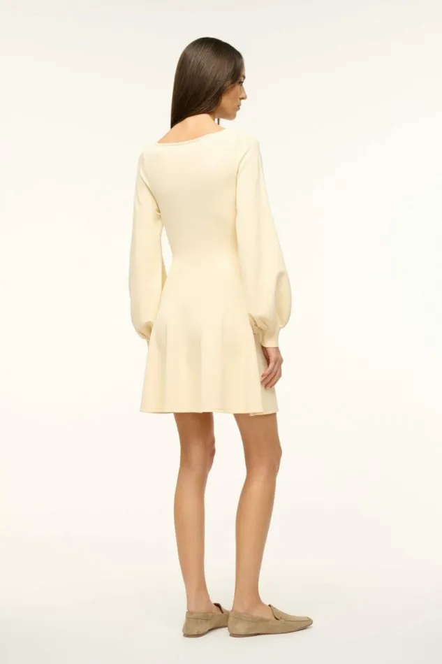 STAUD The Knit Shop CLAUDE DRESS Buttercream 8211 Women STAUD The Knit Shop CLAUDE DRESS Buttercream 8211 Women