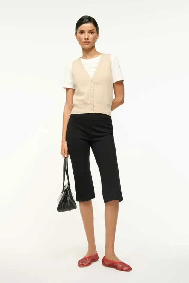 STAUD Tops FICUS SWEATER VEST Stone 8211 Women
