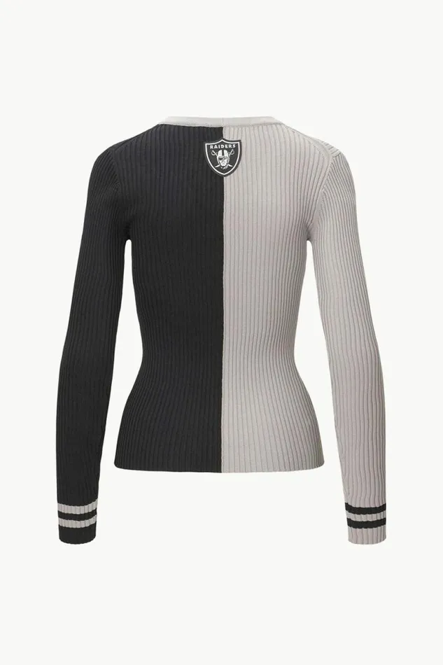 STAUD Tops THE NFL CARGO SWEATER Las Vegas Raiders 8211 Women STAUD Tops THE NFL CARGO SWEATER Las Vegas Raiders 8211 Women