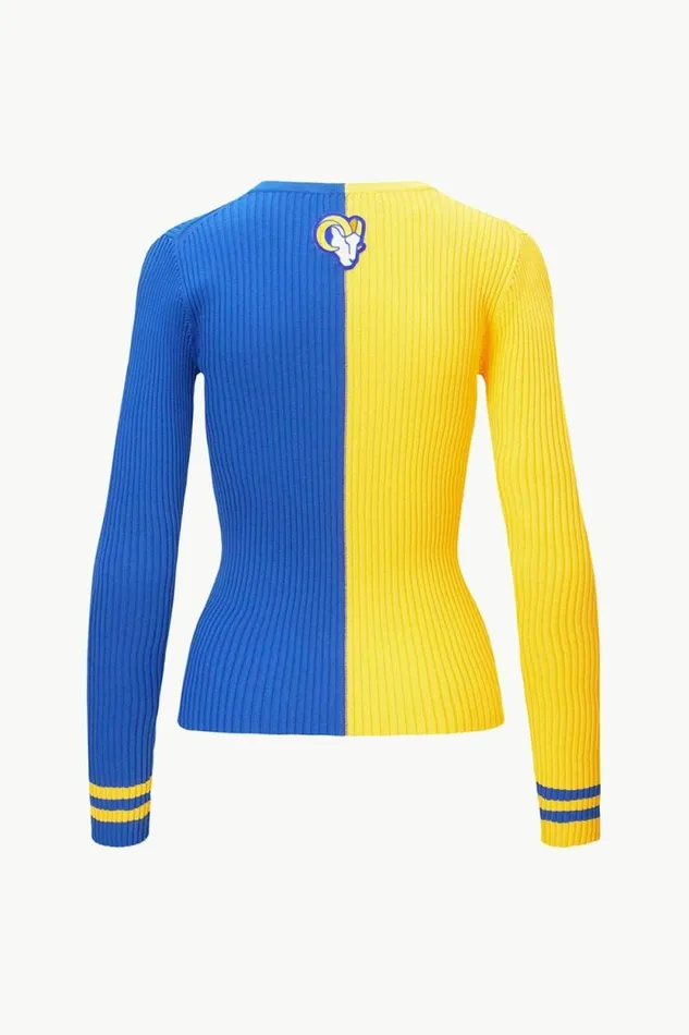 STAUD Tops THE NFL CARGO SWEATER Los Angeles Rams 8211 Women