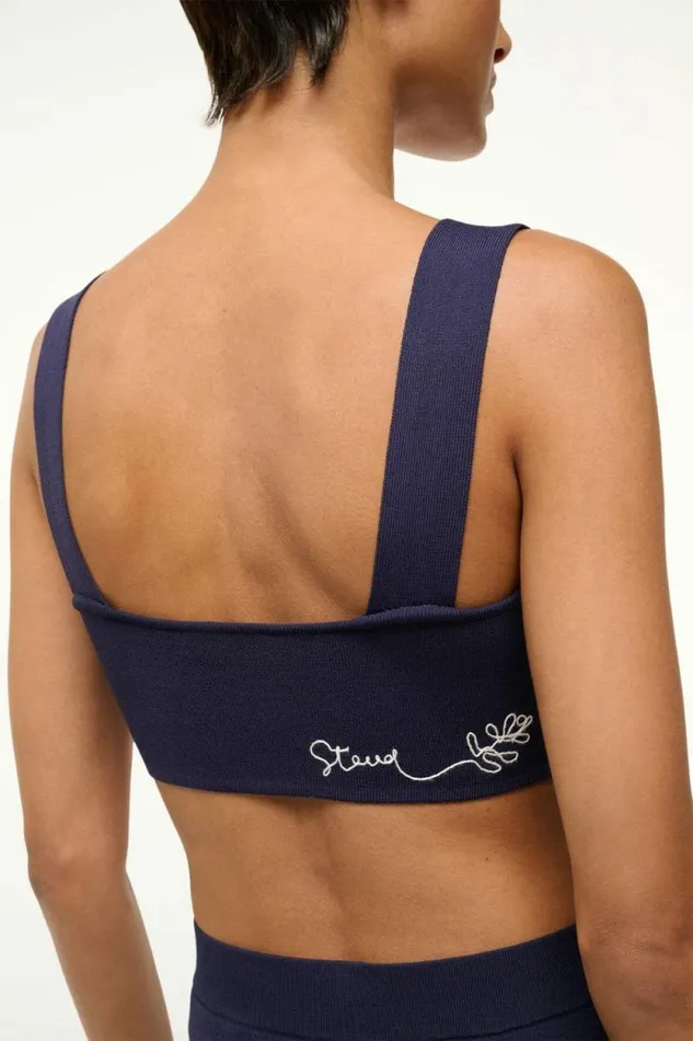 STAUD Tops ZOLA TOP Navy White 8211 Women STAUD Tops ZOLA TOP Navy White 8211 Women