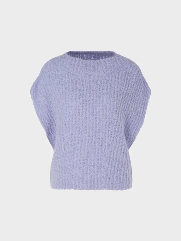 Strick Damen Marc Cain Tank Top 100 Made In Germany Soft Violet