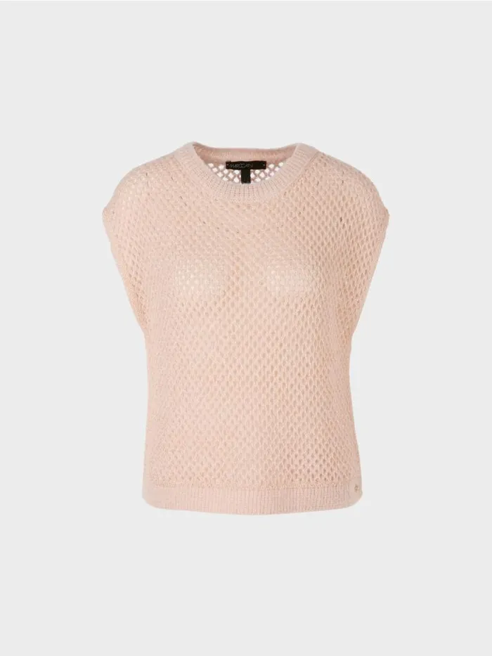 Strick Damen Marc Cain Tank Top Knitted In Germany Soft Blossom
