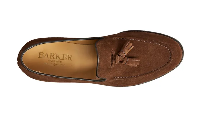 Studland 8211 Castagnia Suede Men Barker Shoes Mens Loafers