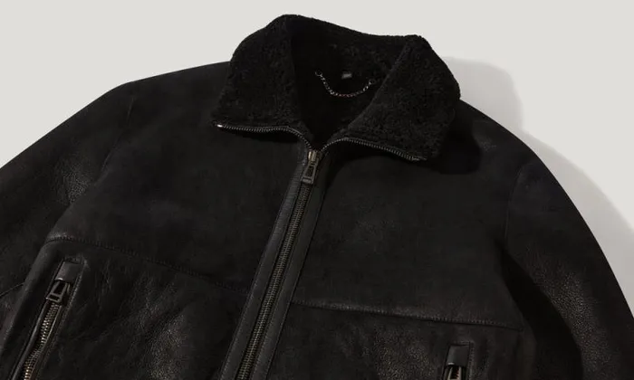 Suede and Shearling Jackets Men Belstaff Trace Jacket Black Suede and Shearling Jackets Men Belstaff Trace Jacket Black