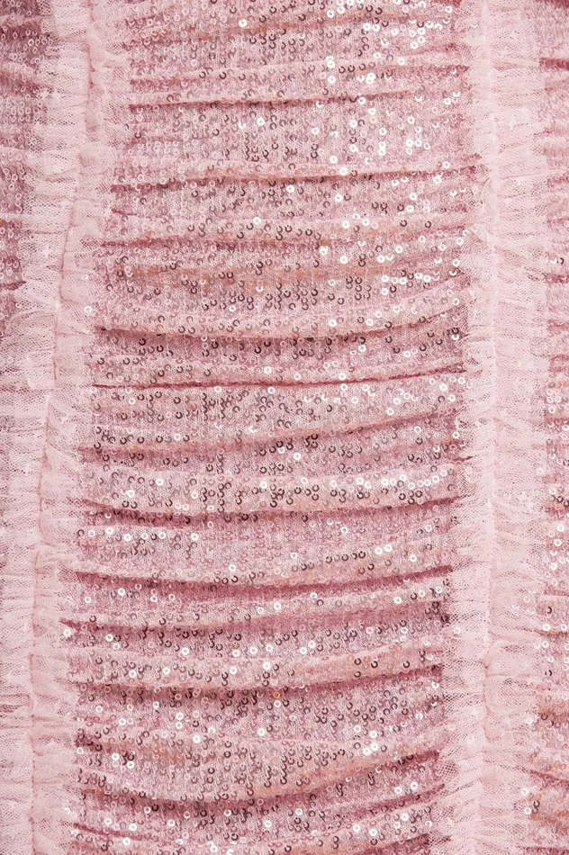 Sunbeam Rouched OffShoulder Ballerina Dress Pink Women Needle and Thread Dresses