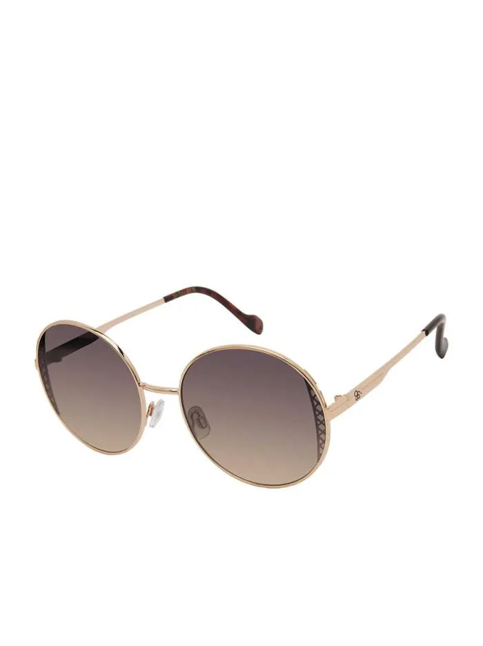 Sunglasses Accessories Jessica Simpson Metal Round Sunglasses In Gold