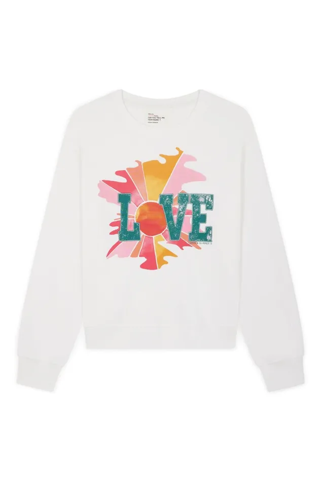 Sweatshirts Women Leon and Harper Sortie Lve Sweatshirt White