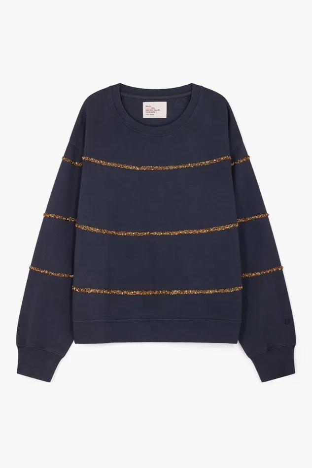 Sweatshirts Women Leon and Harper Sortie River Sweatshirt Carbone
