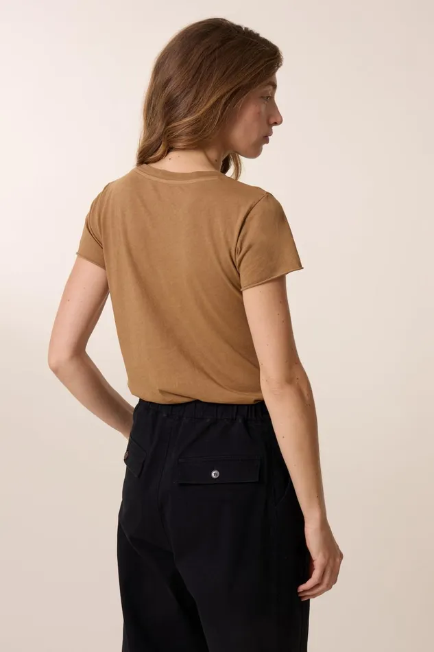 TShirts and Tops Women Leon and Harper Toro Strass TShirt Camel