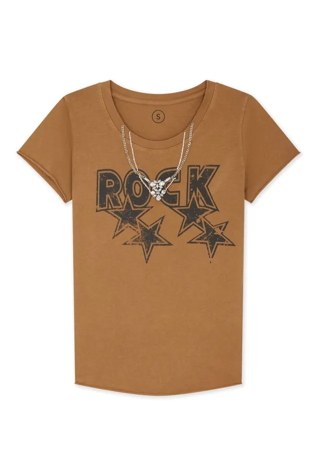 TShirts and Tops Women Leon and Harper Toro Strass TShirt Camel