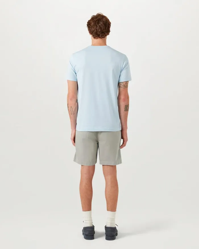 TShirts Men Belstaff Deconstructed Phoenix Graphic TShirt Sky Blue