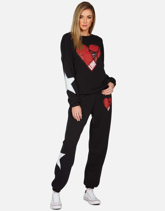 Tanzy Love Boxing Black Women039s Lauren Moshi Long Sweatpants