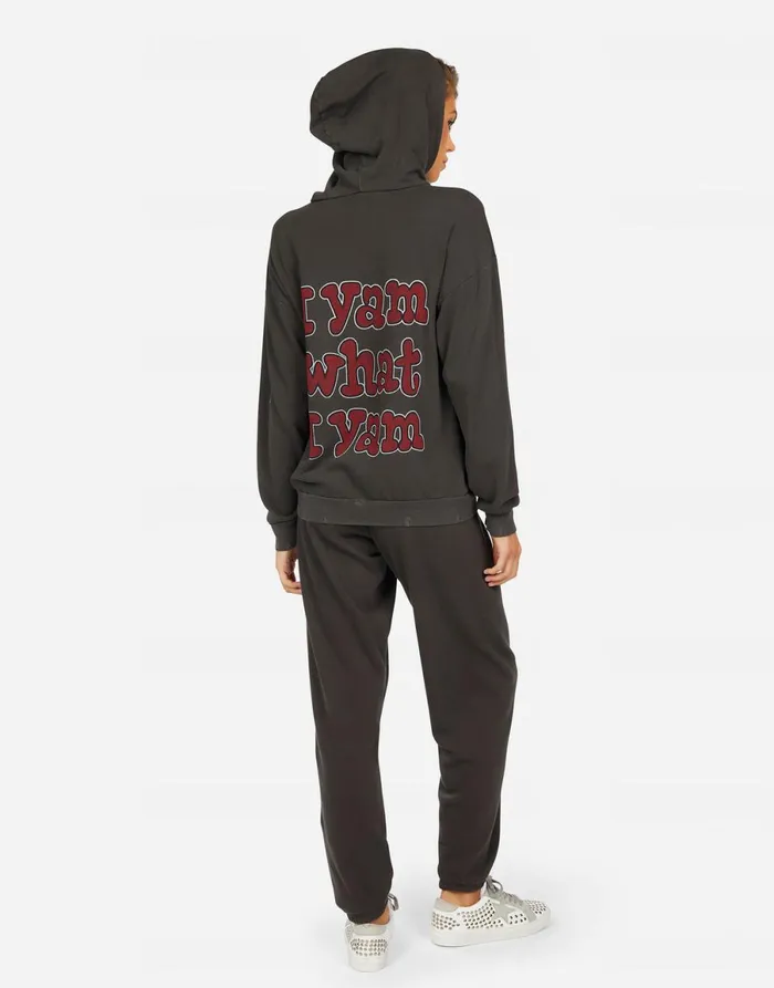 Tanzy Vintage Popeye Vintage Black Women039s Lauren Moshi Long Sweatpants