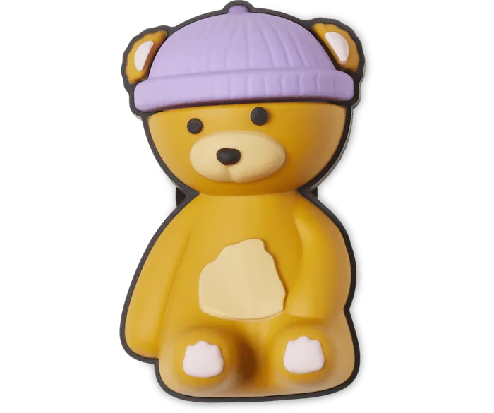 Teddy Bear With Beanie WomenMen Crocs Jibbitz Charms