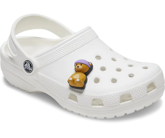 Teddy Bear With Beanie WomenMen Crocs Jibbitz Charms