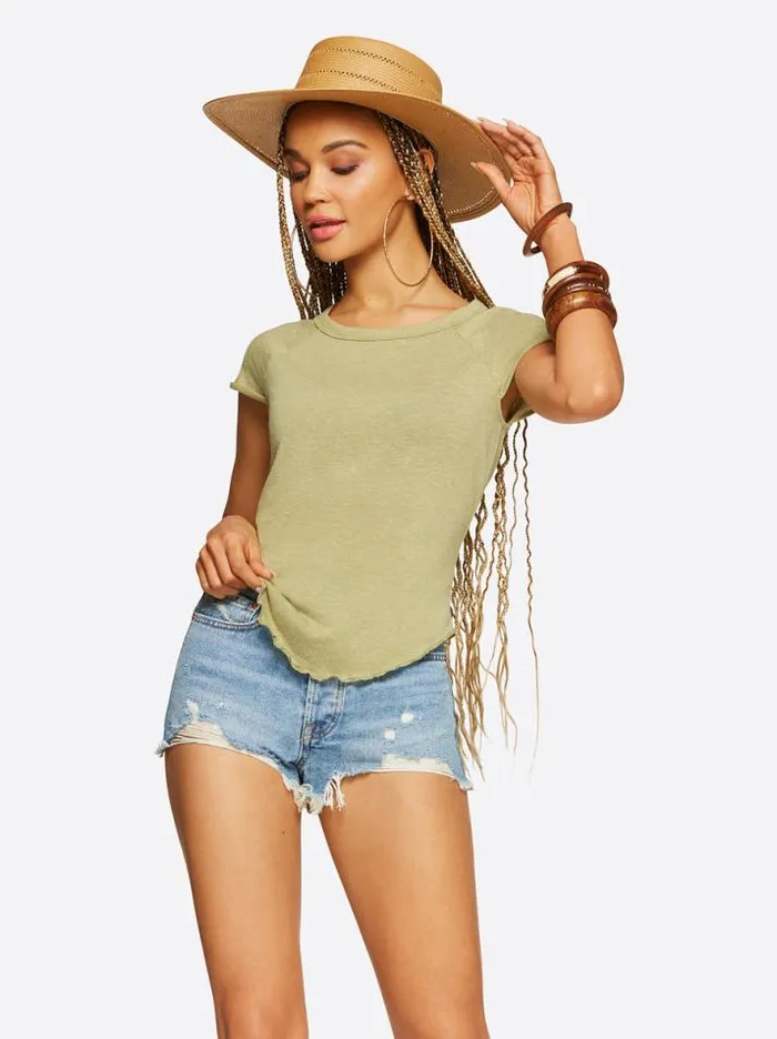 Tees Clothing Jessica Simpson Rivers Baby Tee In Cedar