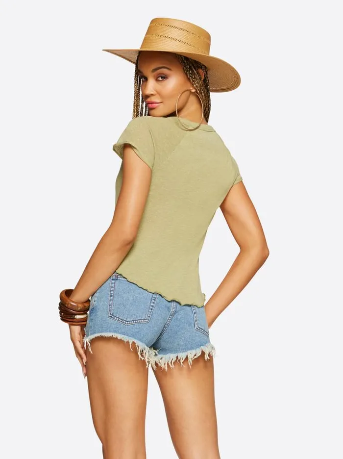 Tees Clothing Jessica Simpson Rivers Baby Tee In Cedar