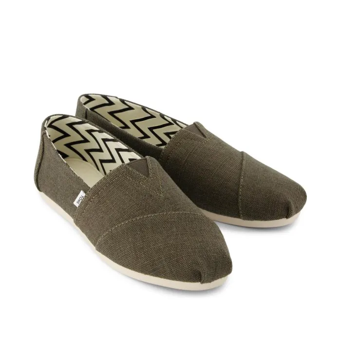 Toms Alpargatas Alpargata Heritage Canvas Canteen Green 8211 Women