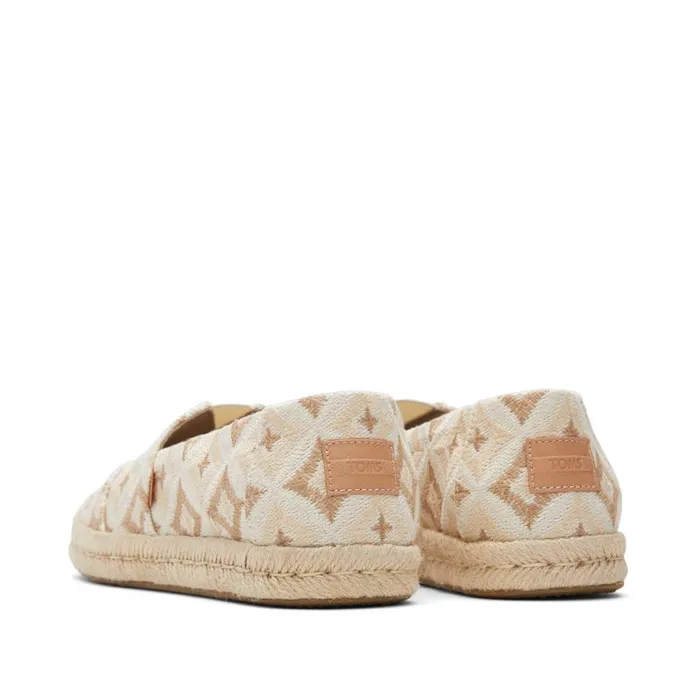 Toms Alpargatas Alpargata Rope 20 Espadrille Geometric Natural 8211 Women