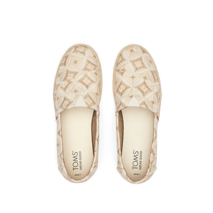 Toms Alpargatas Alpargata Rope 20 Espadrille Geometric Natural 8211 Women