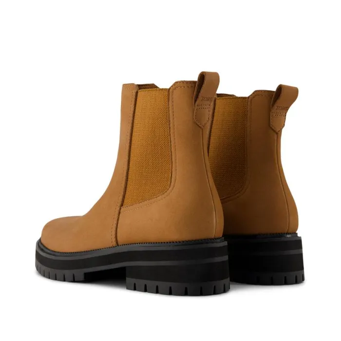Toms Boots and Booties Bennet Boot Water Resistant Brown Sugar Nubuck Leather 8211 Women