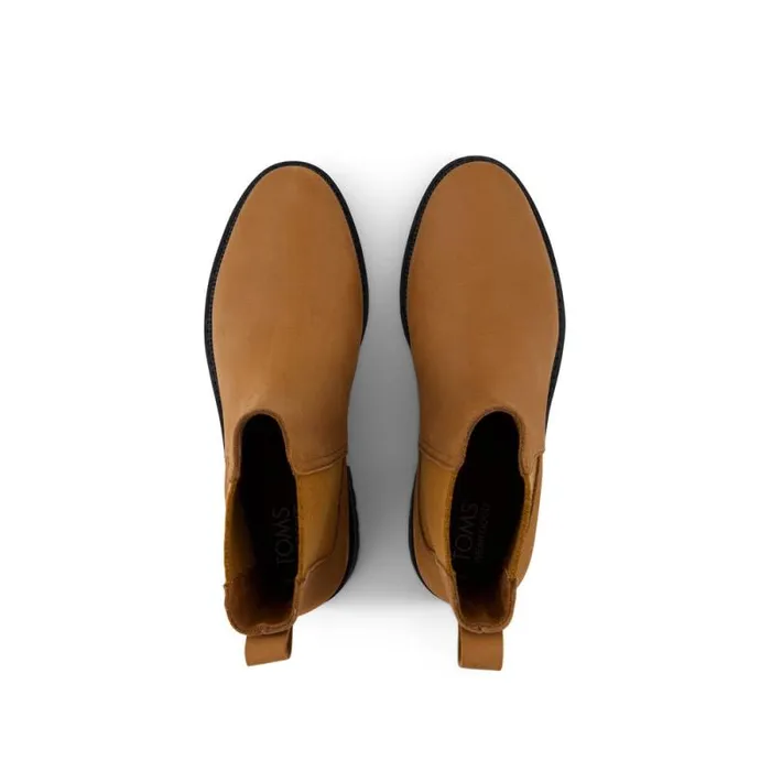 Toms Boots and Booties Bennet Boot Water Resistant Brown Sugar Nubuck Leather 8211 Women