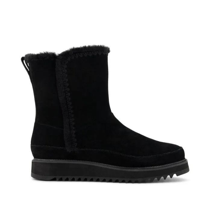 Toms Boots and Booties Bergen Boot Water Resistant Black Suede 8211 Women
