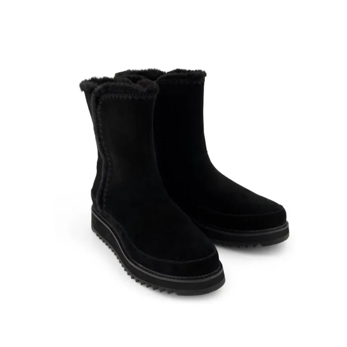 Toms Boots and Booties Bergen Boot Water Resistant Black Suede 8211 Women Toms Boots and Booties Bergen Boot Water Resistant Black Suede 8211 Women