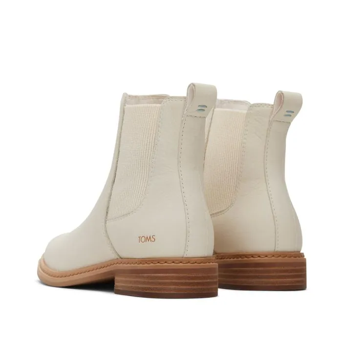 Toms Boots and Booties Charlie Boot Light Sand Leather 8211 Women