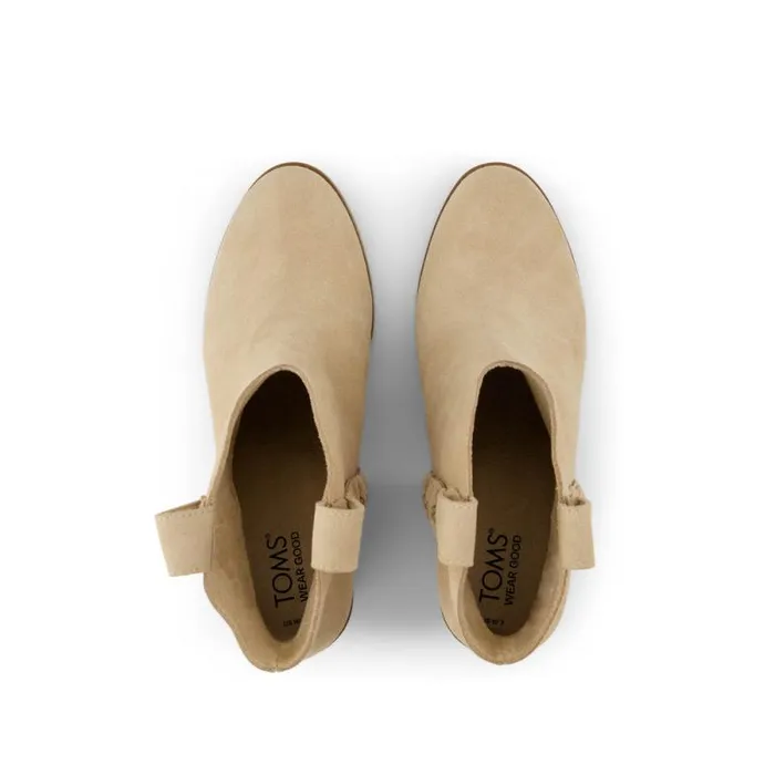 Toms Boots and Booties Constance Heeled Boot Braided Natural 8211 Women Toms Boots and Booties Constance Heeled Boot Braided Natural 8211 Women
