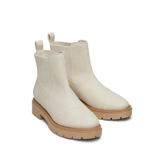 Toms Boots and Booties Cort Boot Vegan Light Sand 8211 Women Toms Boots and Booties Cort Boot Vegan Light Sand 8211 Women