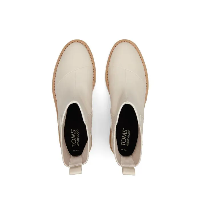 Toms Boots and Booties Cort Boot Vegan Light Sand 8211 Women Toms Boots and Booties Cort Boot Vegan Light Sand 8211 Women