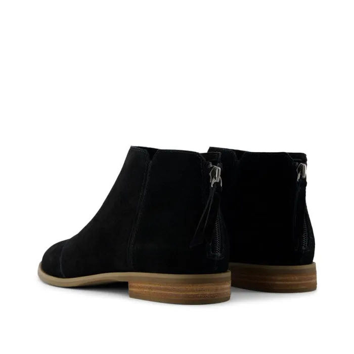 Toms Boots and Booties Rylie Ankle Bootie Black Suede 8211 Women Toms Boots and Booties Rylie Ankle Bootie Black Suede 8211 Women