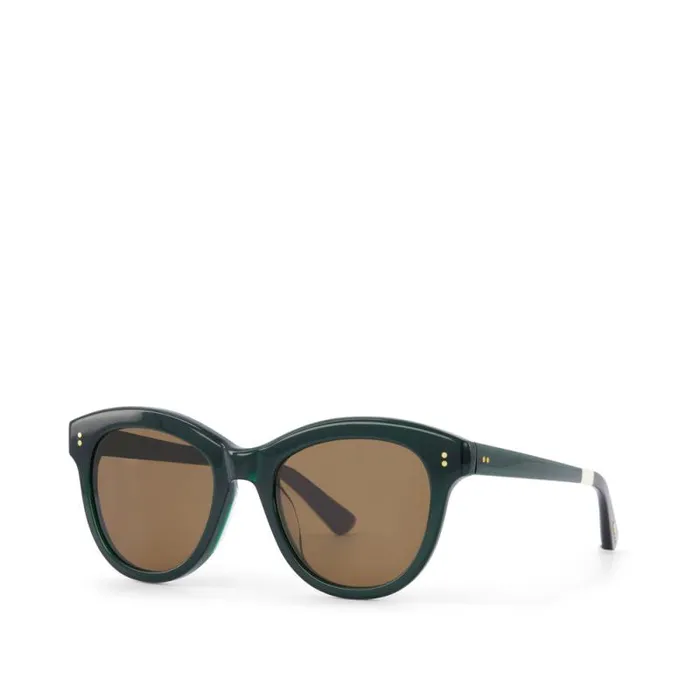 Toms Handcrafted Collection Gwyneth Handcrafted Sunglasses Sea Mosssolid Brown 8211 Gear