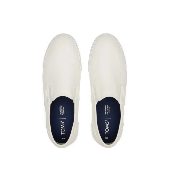 Toms Slip Ons Baja Slip On Sneaker White Canvas 8211 Men Toms Slip Ons Baja Slip On Sneaker White Canvas 8211 Men
