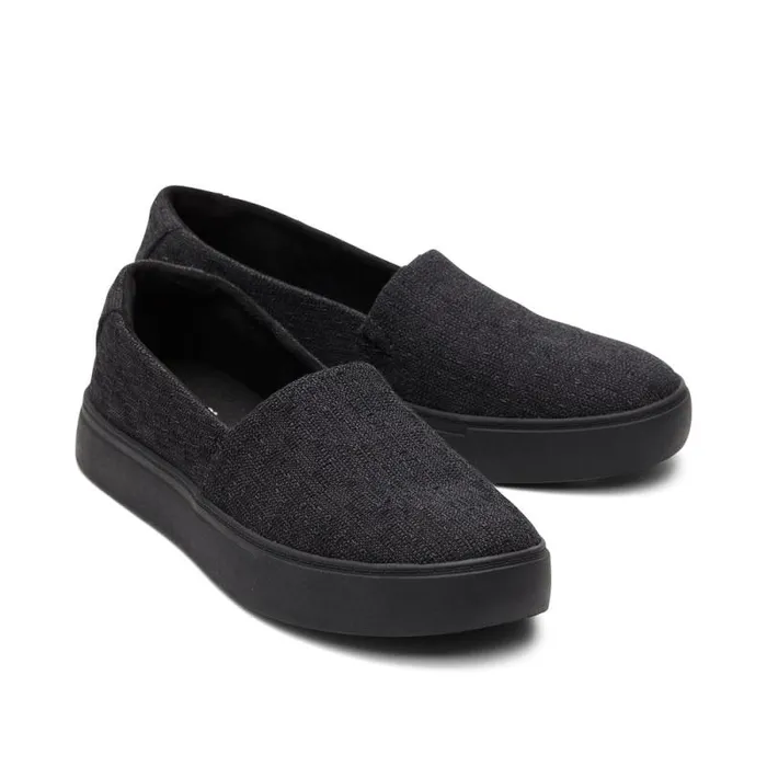 Toms Slip Ons Kameron Slip On Sneaker All Black 8211 Women