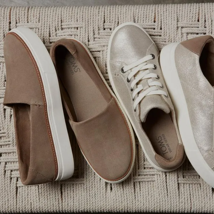 Toms Slip Ons Kameron Slip On Sneaker Suede Dune 8211 Women