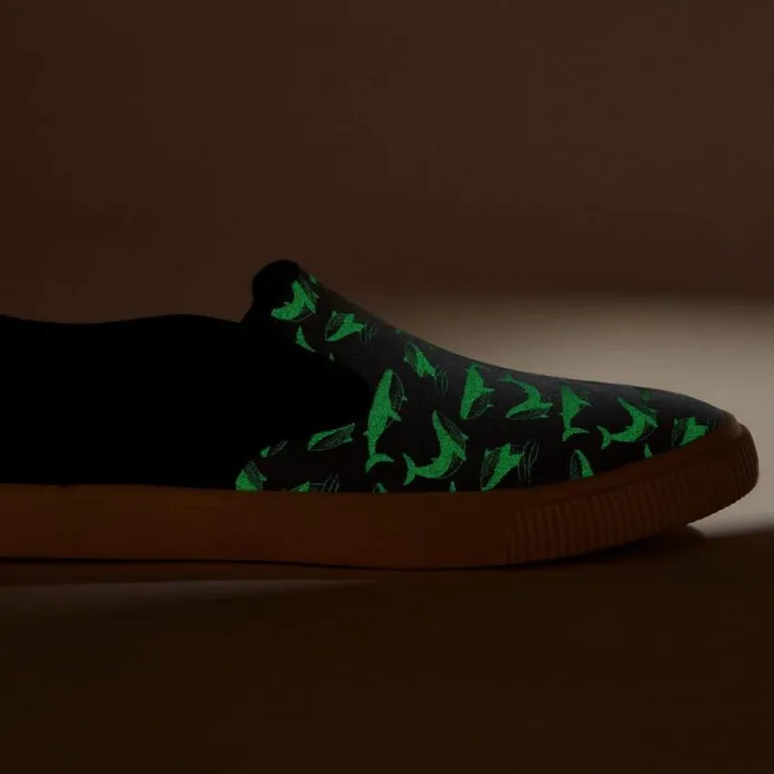 Toms Sneakers Baja Slip On Sneaker Blue Whales Glow In The Dark 8211 Men