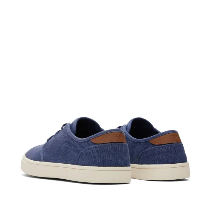 Toms Sneakers Carlo LaceUp Sneaker Cadet Blue Heritage Canvas 8211 Men