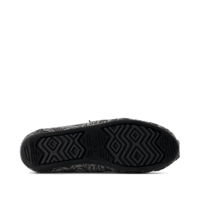 Toms TOMS Classics Alpargata Cloudbound Black Cozy Global Woven 8211 Women
