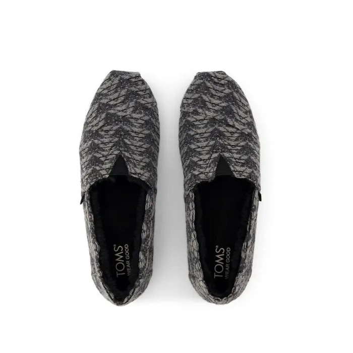 Toms TOMS Classics Alpargata Cloudbound Black Cozy Global Woven 8211 Women