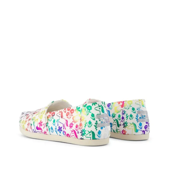 Toms TOMS Classics Alpargata Cloudbound Rainbow Unicorns 8211 Women Toms TOMS Classics Alpargata Cloudbound Rainbow Unicorns 8211 Women