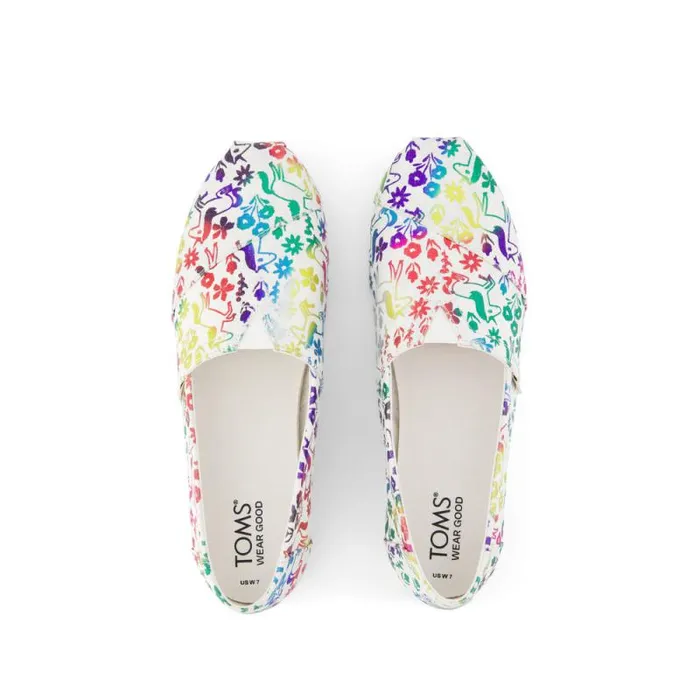Toms TOMS Classics Alpargata Cloudbound Rainbow Unicorns 8211 Women Toms TOMS Classics Alpargata Cloudbound Rainbow Unicorns 8211 Women
