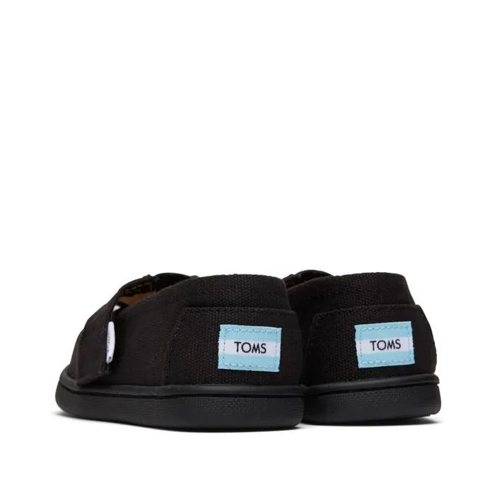 Toms TOMS Classics Alpargata Toddler Shoe Black Canvas 8211 WomenKids