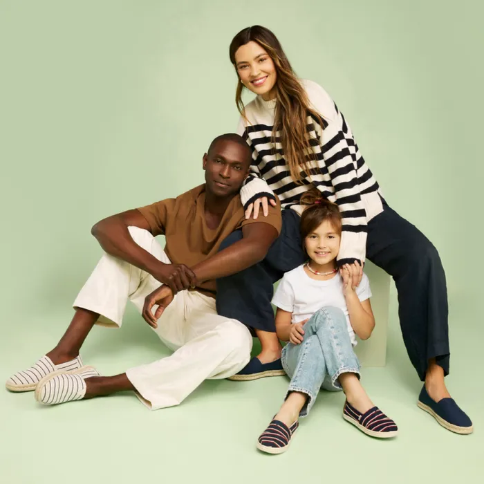 Toms TOMS Classics Alpargata Toddler Shoe Stripes Navy 8211 KidsWomen Toms TOMS Classics Alpargata Toddler Shoe Stripes Navy 8211 KidsWomen
